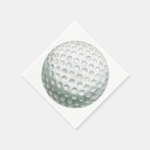 Serviette En Papier Boule de golf