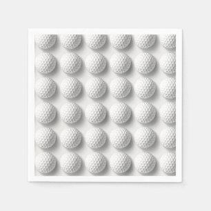 Serviette En Papier Boule de golf partout
