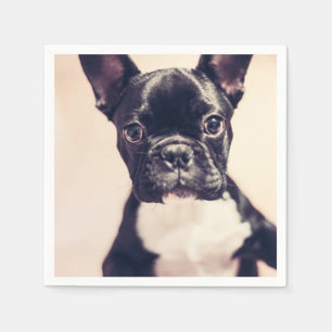 Serviette En Papier Bouledogue français