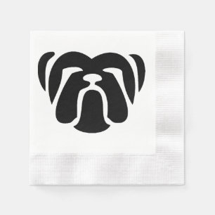 Serviette En Papier bouledogue tribal.png