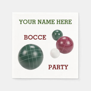 Serviette En Papier Boules de bocce en résine moderne personnalisée 