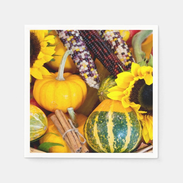 Serviette En Papier Bounty d'automne (Devant)