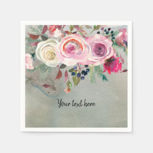 Serviette En Papier Bouquet de fleurs pour toutes les occasions