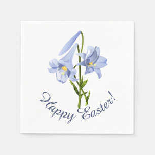 Serviette En Papier Bouquet de lis de Pâques