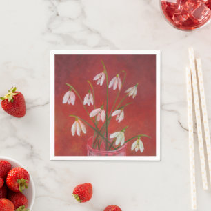 Serviette En Papier Bouquet de perce-neige