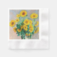 Bouquet de tournesols Claude Monet