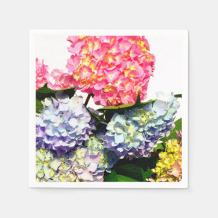 Serviette En Papier Bouquet Hydrangea