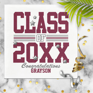 Serviette En Papier Bourgogne Année de la classe d'études supérieures 