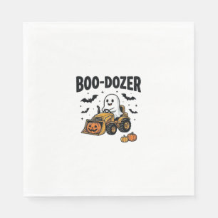 Serviette En Papier Bouteur fantôme Halloween Design de bouteur_1