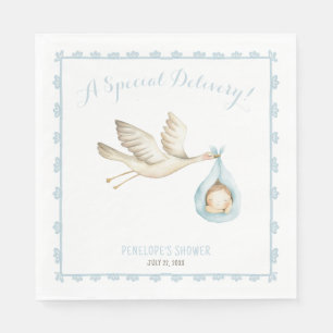 Serviette En Papier Boutique de livraison spéciale Baby shower Bébé bl