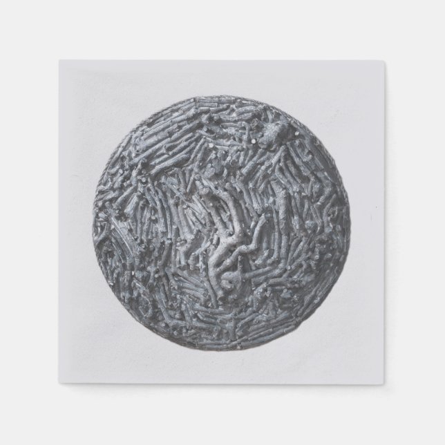 Serviette En Papier Bouts : Lune (Devant)
