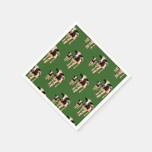 Serviette En Papier bovin ahuri (Coin)