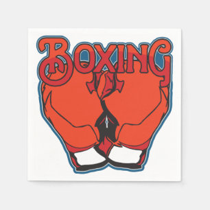 Serviette En Papier Boxe sportive