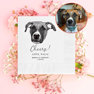 Serviette En Papier Boxer Chien Chefs Personnalisés Serviettes