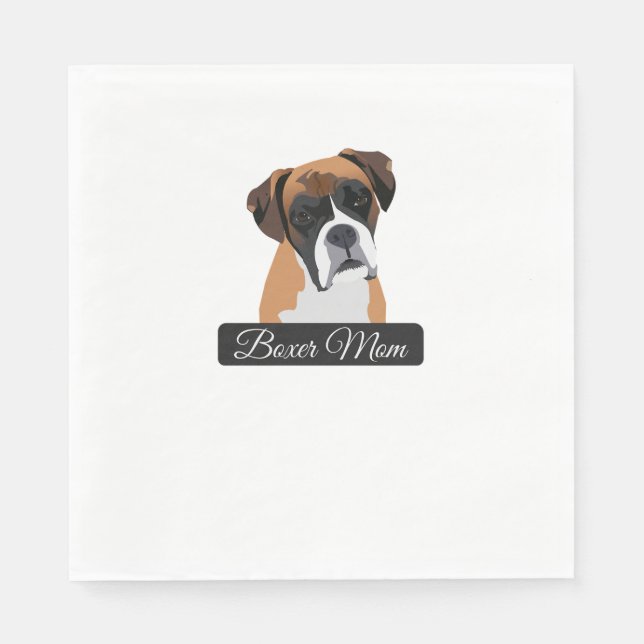Serviette En Papier Boxer Maman 1 (Devant)