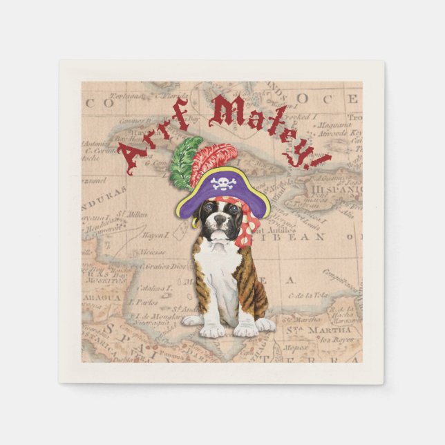 Serviette En Papier Boxer Pirate (Devant)