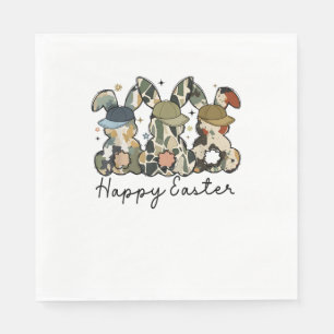 Serviette En Papier Boy Bunny Rabbit Canard Camo Camouflage Casquette 