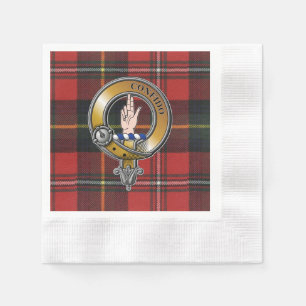 Serviette En Papier Boyd Tartan & Badge
