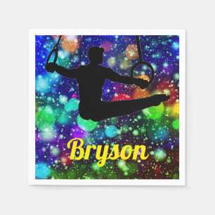 Serviette En Papier Boys Gymnastique