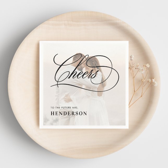 Serviette En Papier Bravo à l'avenir Mme Fête des mariées photo (Créateur téléchargé)