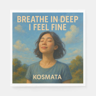 Serviette En Papier Breath in Deep - Serviette