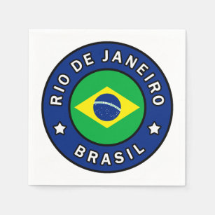 Serviette En Papier Brésil de Rio de Janeiro