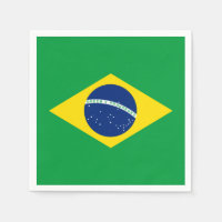 Brésil drapeau Papier Napkin