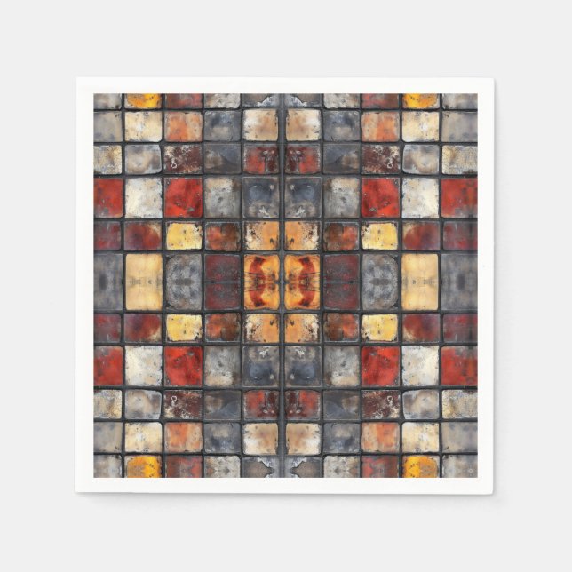 Serviette En Papier Brick wall (Devant)