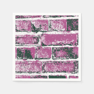 SERVIETTE EN PAPIER BRICK WALL
