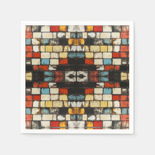 Serviette En Papier Brick wall