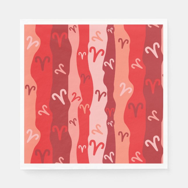 Serviette En Papier Bries Zodiac Stripes (Devant)