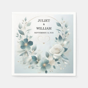 Serviette En Papier Brillant en métal brillant haut de gamme Mariage e