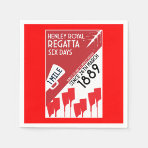Serviette En Papier British River Thames Regatta