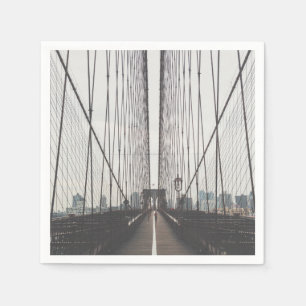 Serviette En Papier Brooklyn Bridge, New York
