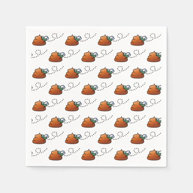 Serviette En Papier Brootsch le PooPoo (Devant)