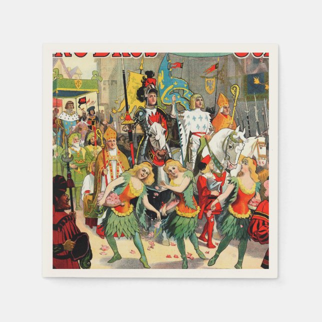 Serviette En Papier Bros à anneaux : Jeanne d'Arc (Devant)