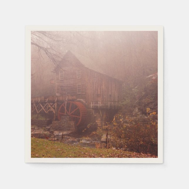 Serviette En Papier Brouillard matinal (Devant)