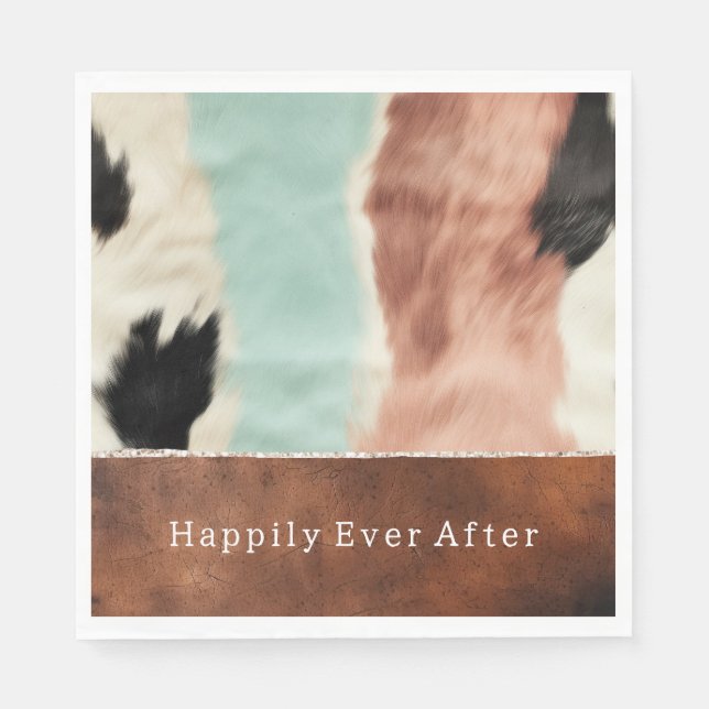 Serviette En Papier Broyer la crème à la menthe cowhgirl (Devant)