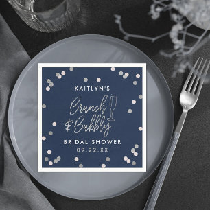 Serviette En Papier Brunch & Bubbly Confetti Enterrement de Vie de Jeu