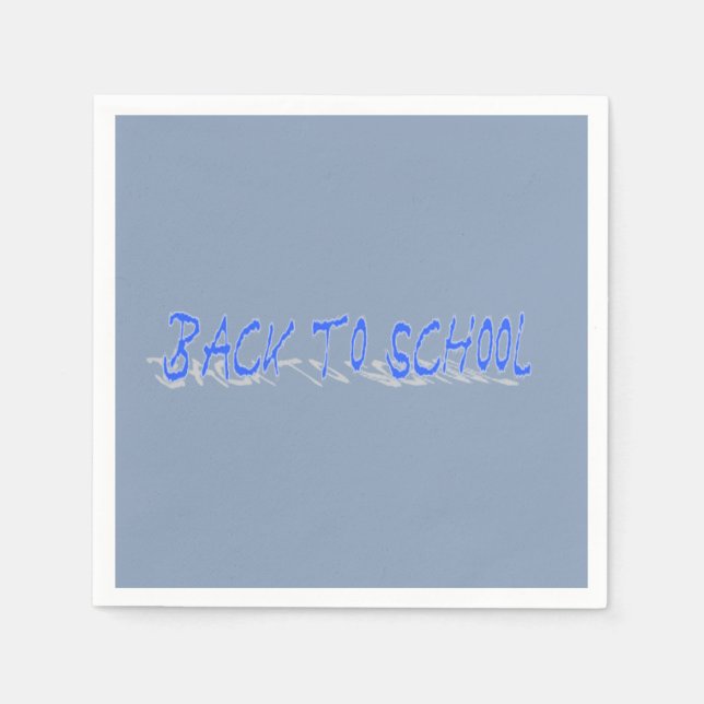 Serviette En Papier BTS bleu foncé (Devant)