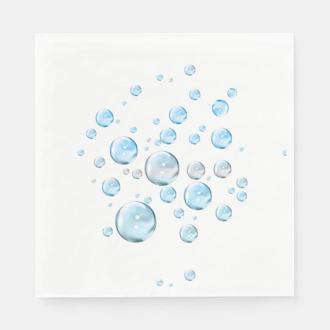 Serviette En Papier Bubbles (Devant)