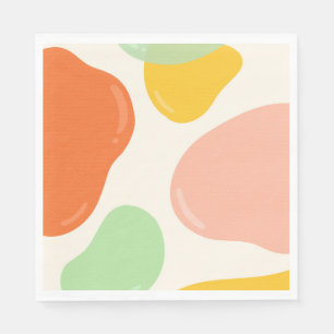 Serviette En Papier Bubbles Pastel