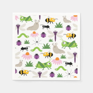 Serviette En Papier Bugs