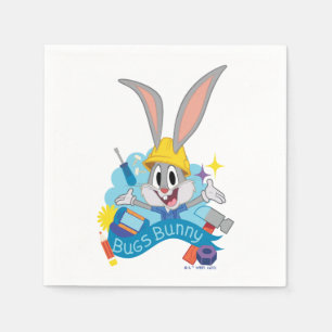 Serviette En Papier BUGS BUNNY BUILDERS™ Dessin de personnage de BUGS