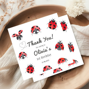 Serviette En Papier Bugs & Insectes Vintage fête d'anniversaire