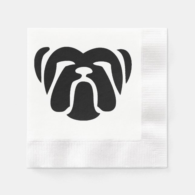 Serviette En Papier bulldog tribal.png (Devant)