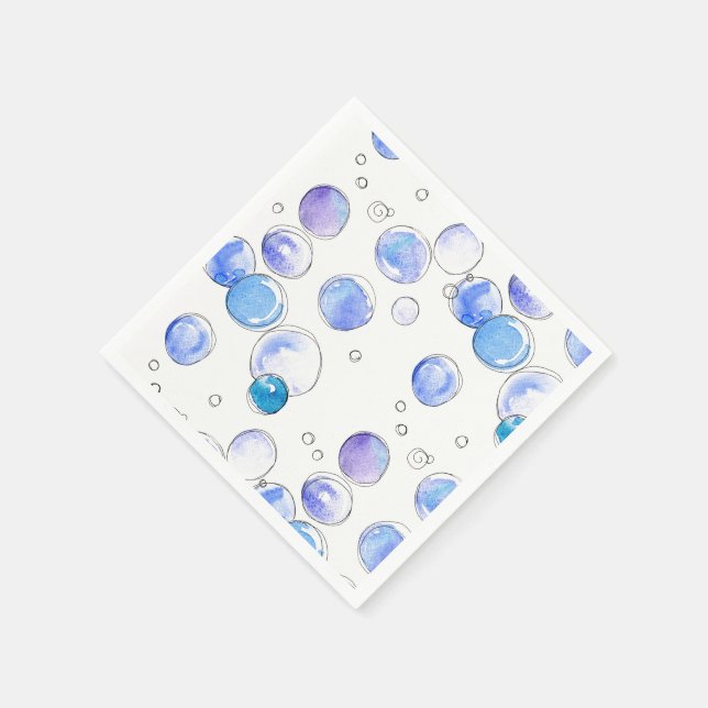 Serviette En Papier bulles (Coin)