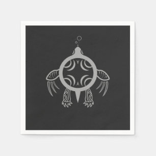 Serviette En Papier Bulles de tortues marines
