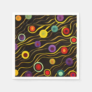 Serviette En Papier Bulles et ondulations 1