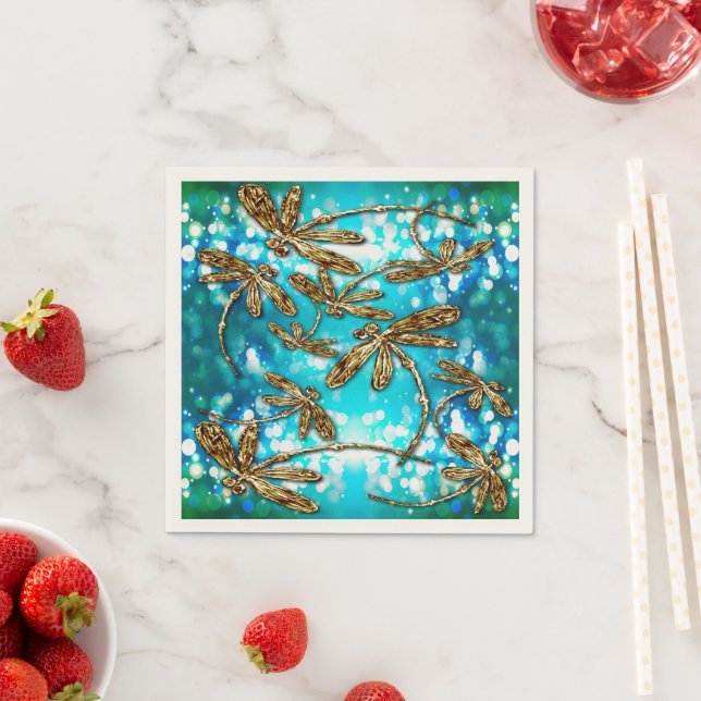 Serviette En Papier Bulles Flit Dragonfly (En situation)